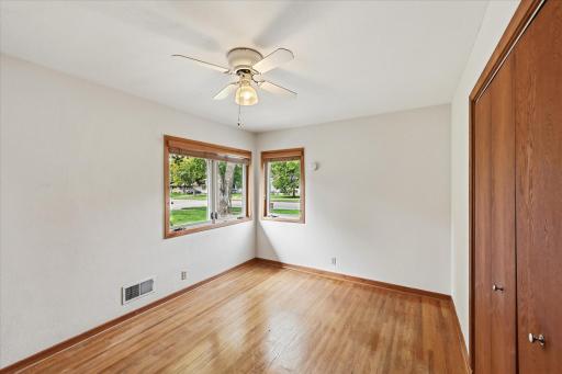 Largest bedroom has cross ventilation and light pouring in