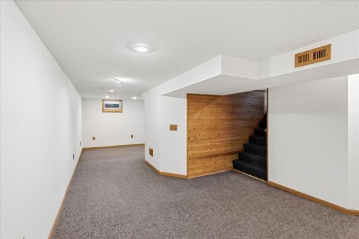 Come downstairs to the finished lower level