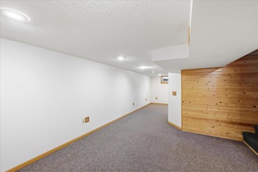 Plenty of room for family gatherings or playtime in the lower level