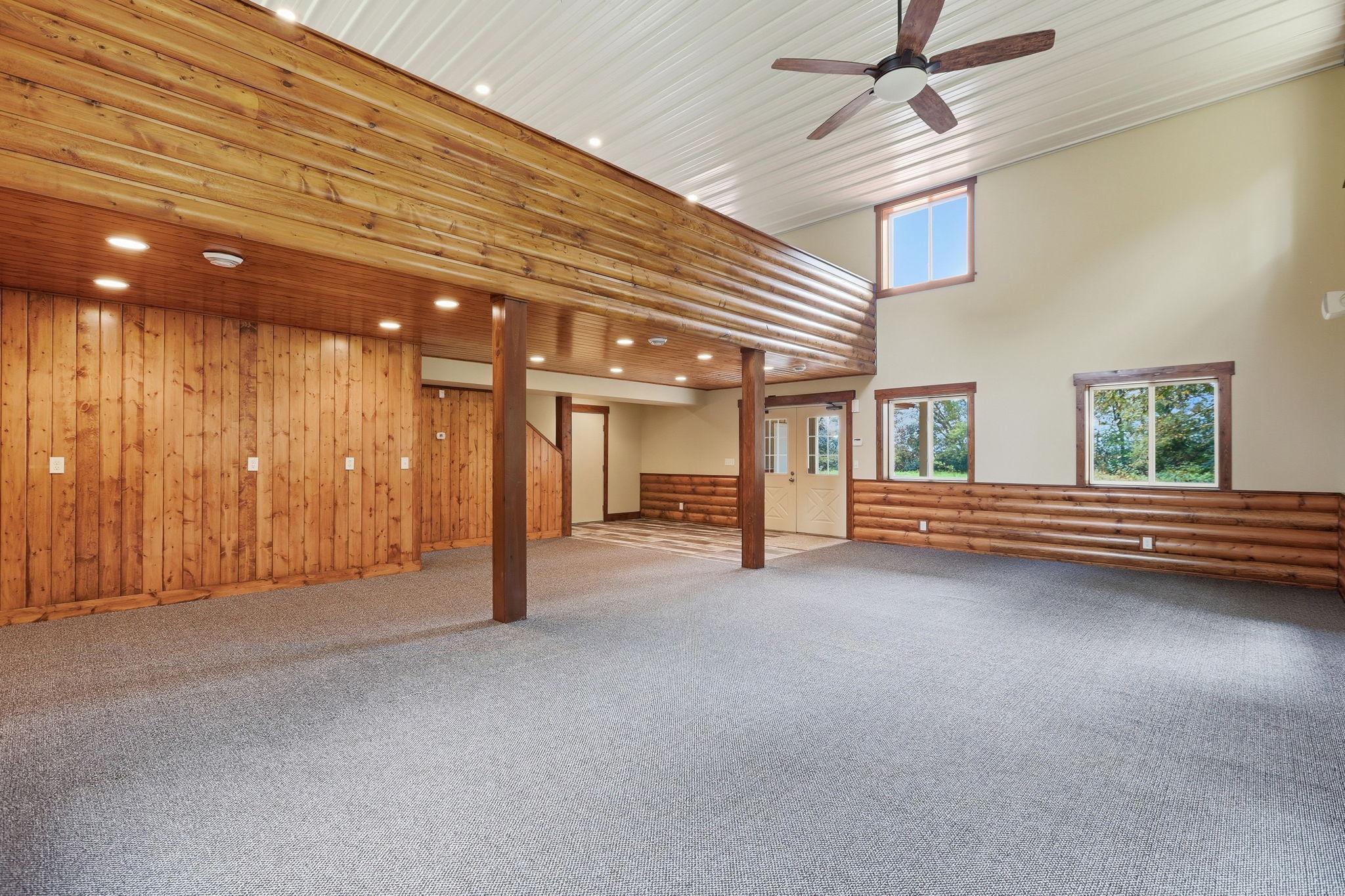 Comfortable Interior Provides Flexible Space for Relaxing, Entertaining, or Recreation