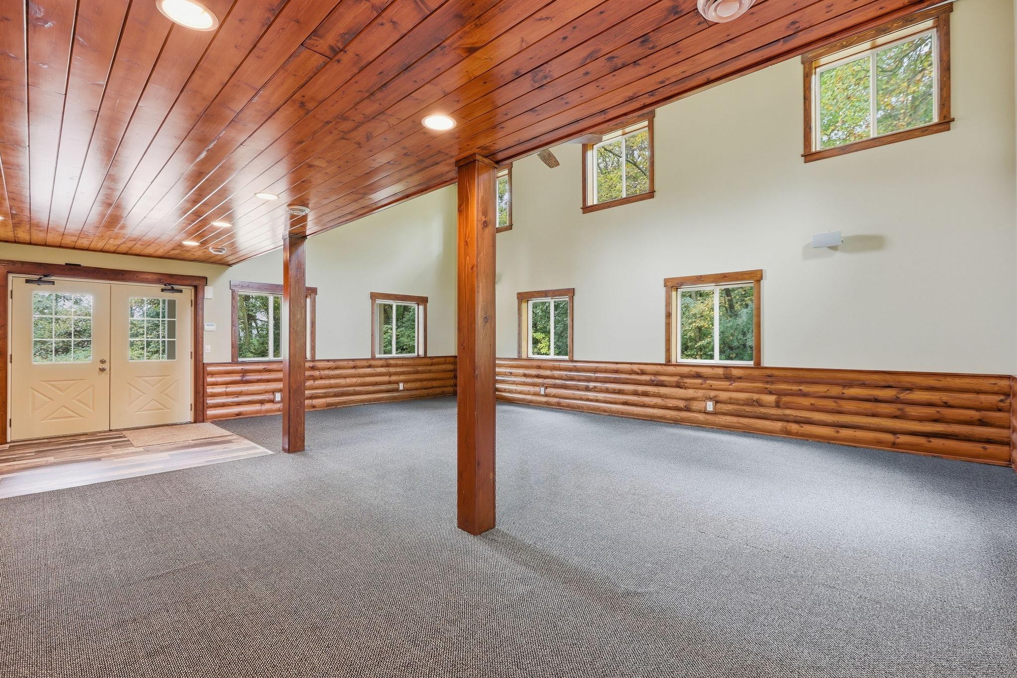 Comfortable Interior Provides Flexible Space for Relaxing, Entertaining, or Recreation