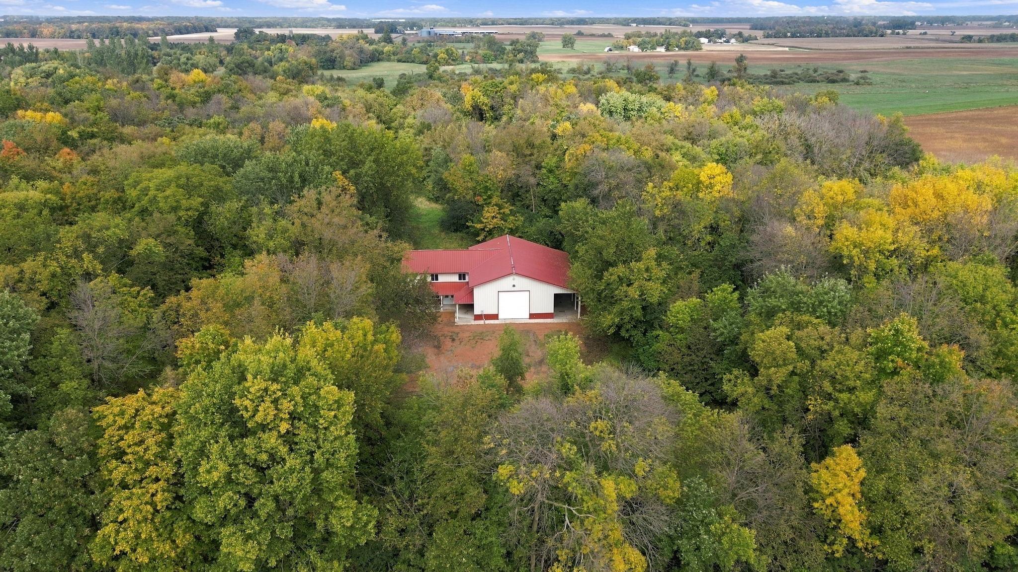 Heavily Wooded Acreage Creates a Private, Secluded Setting