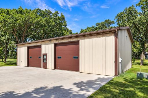 57'x30' Pole Shed, partially heated with a bathroom.