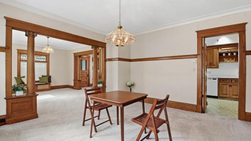 Decorator's delight - ledges surround this room - ready to display collections, garlands. and treasures galore!