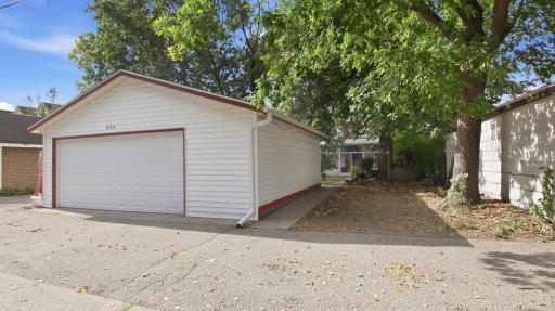 The oversized two-car garage and convenient, extra off-street parking.