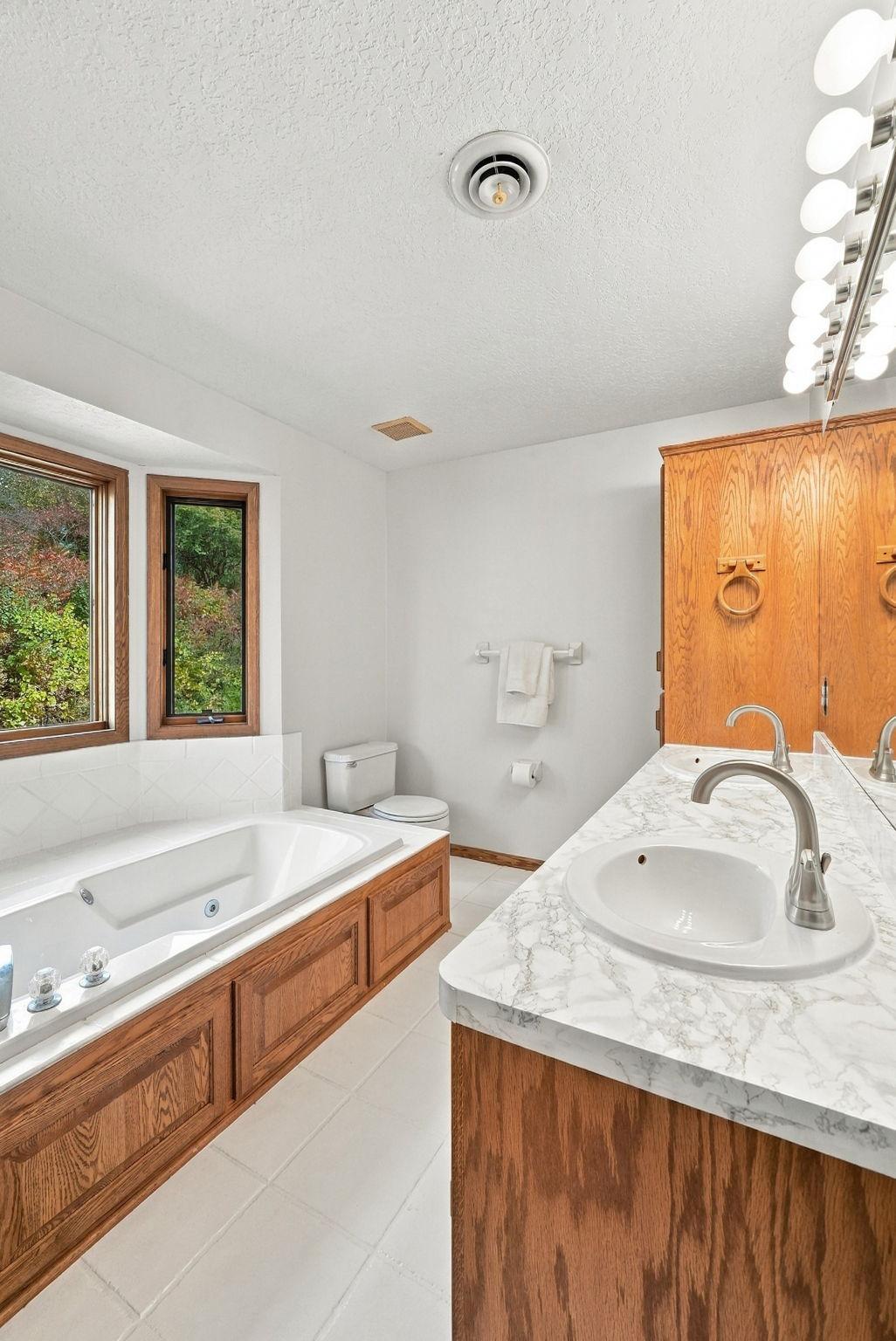 Private Primary Bathroom with Jetted Tub