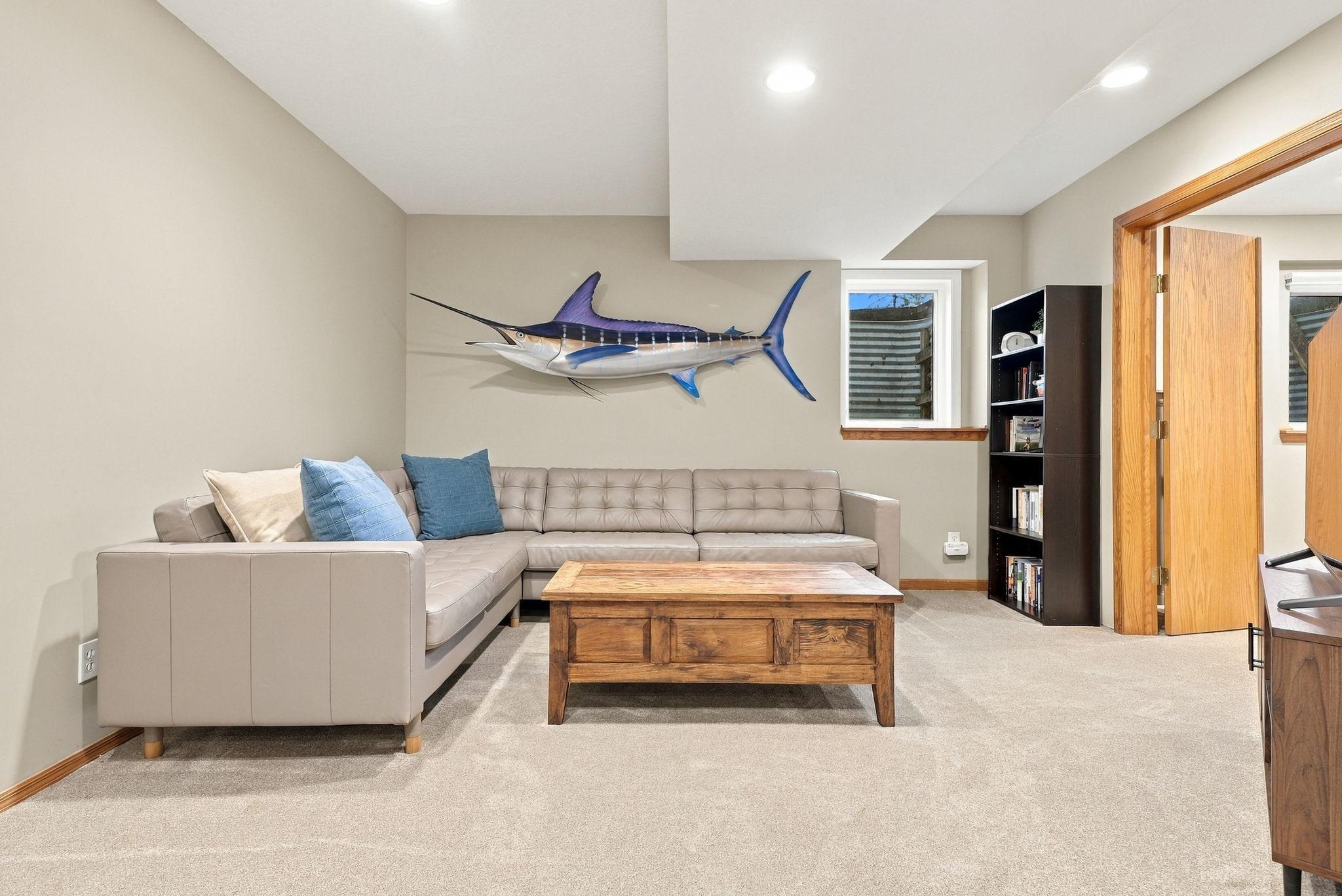 There are so many entertaining spaces in this home