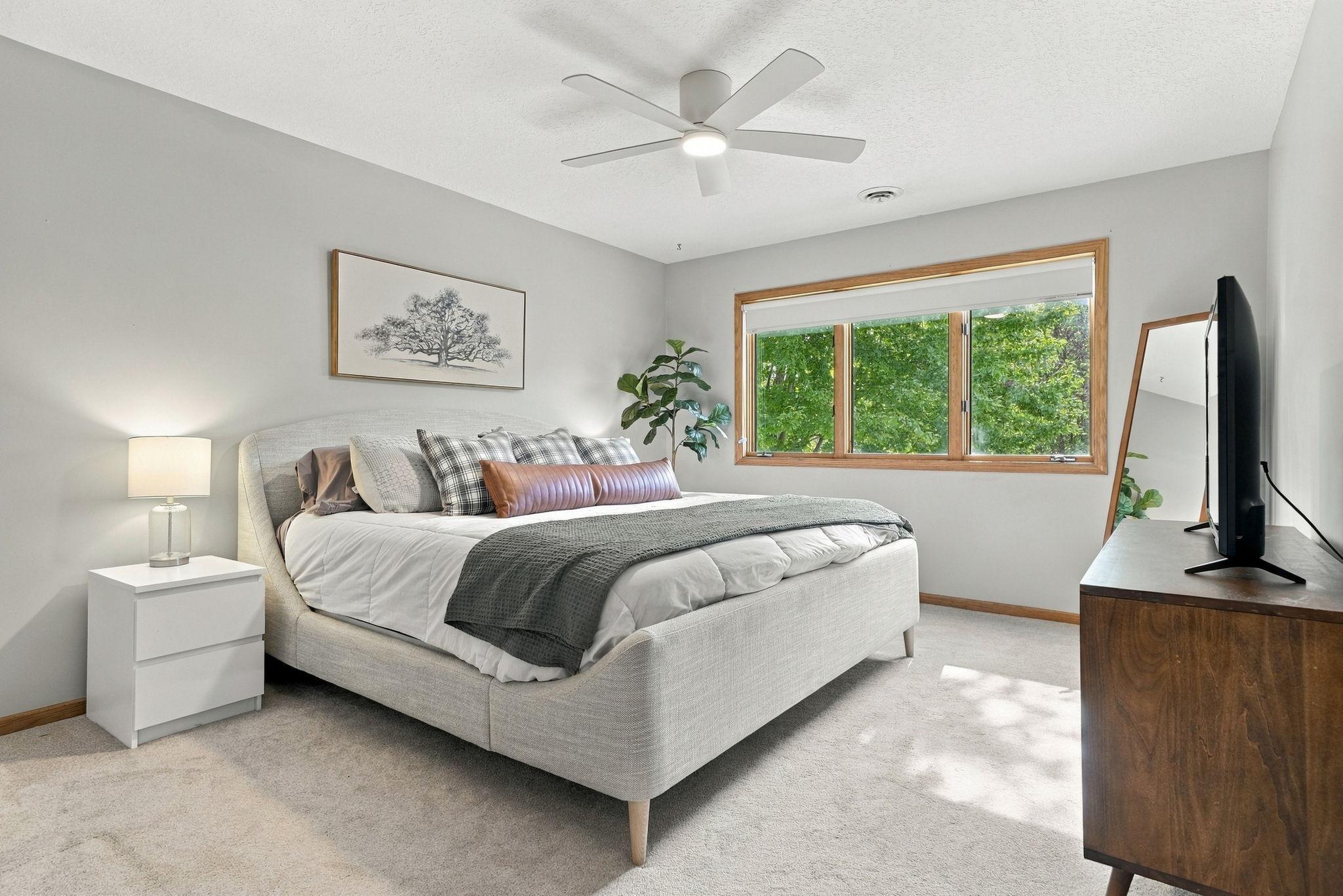 The Primary Suite is spacious