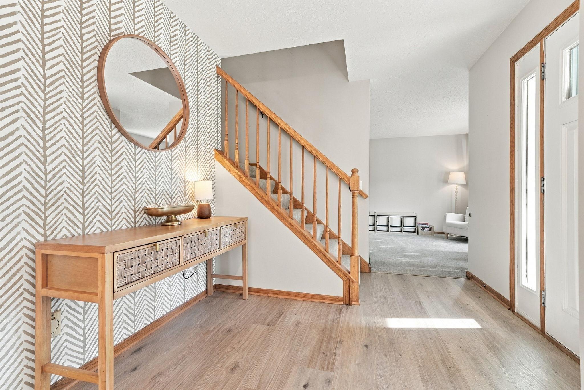 Another view of the front foyer