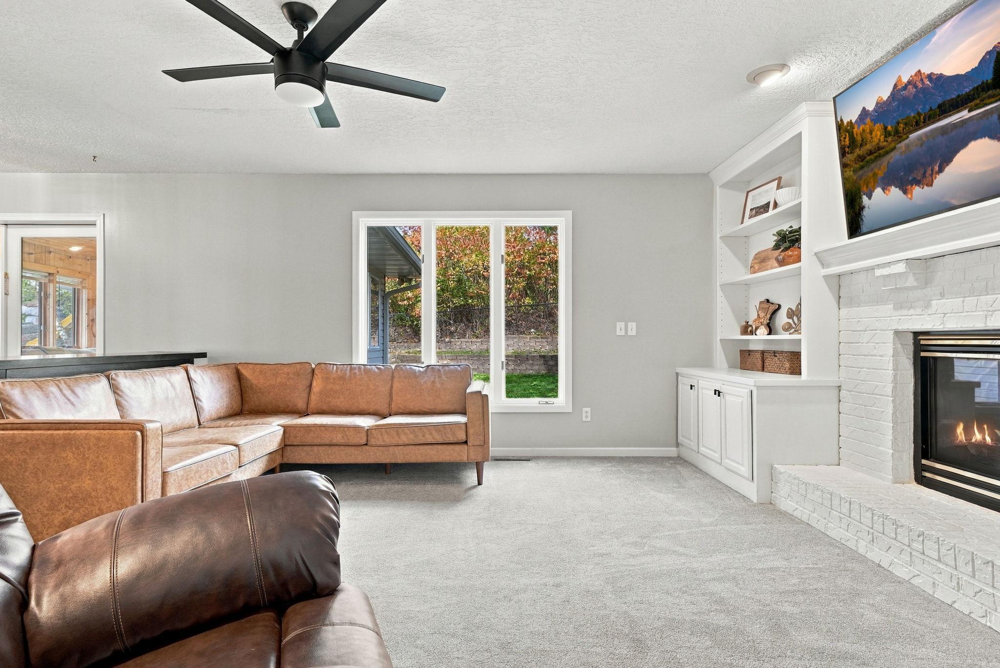 Another view of the family room.