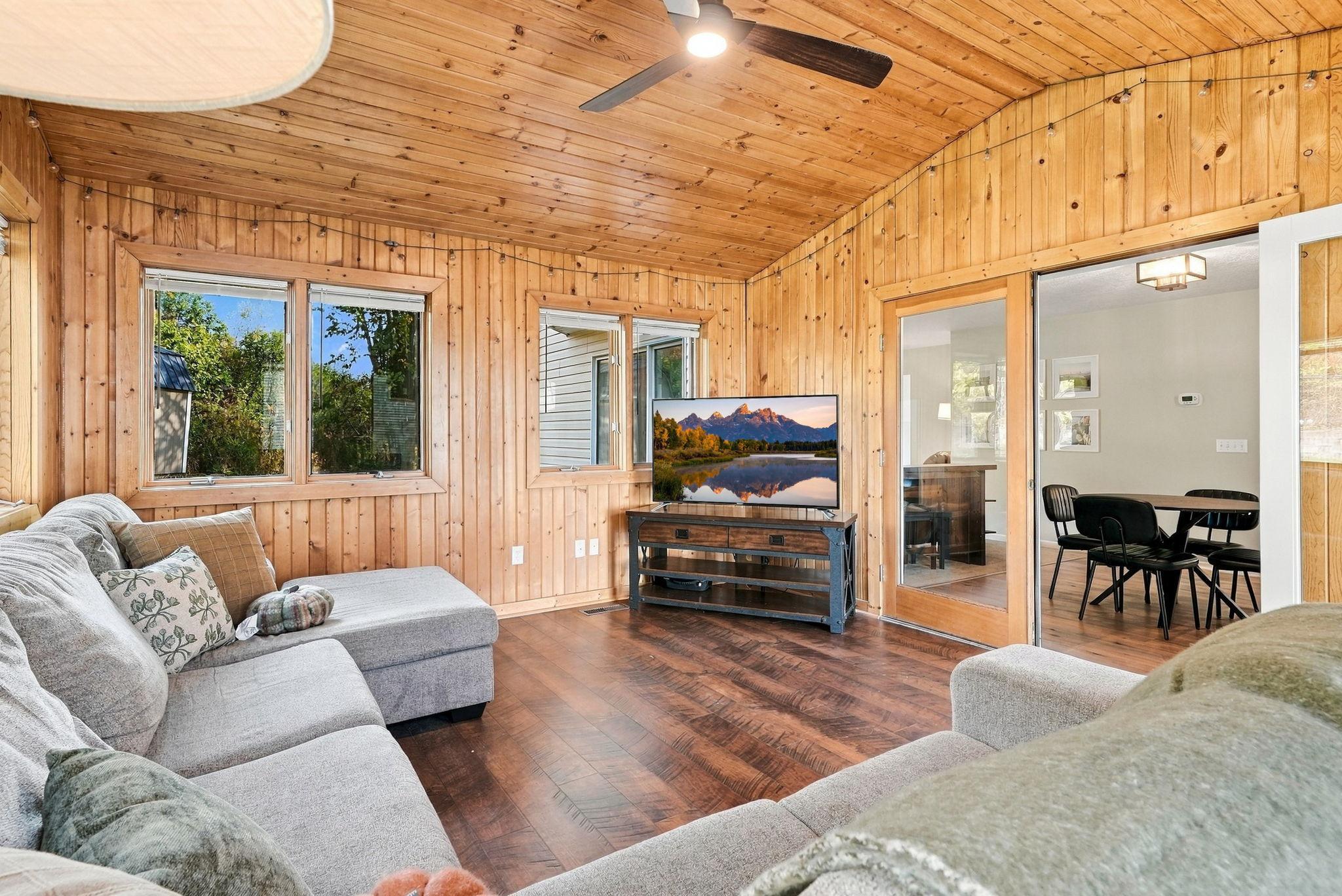 Movie night in the four season porch?