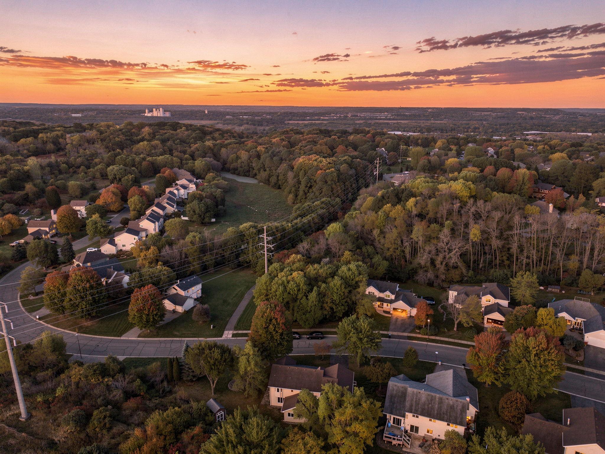 Twilight Aerial View