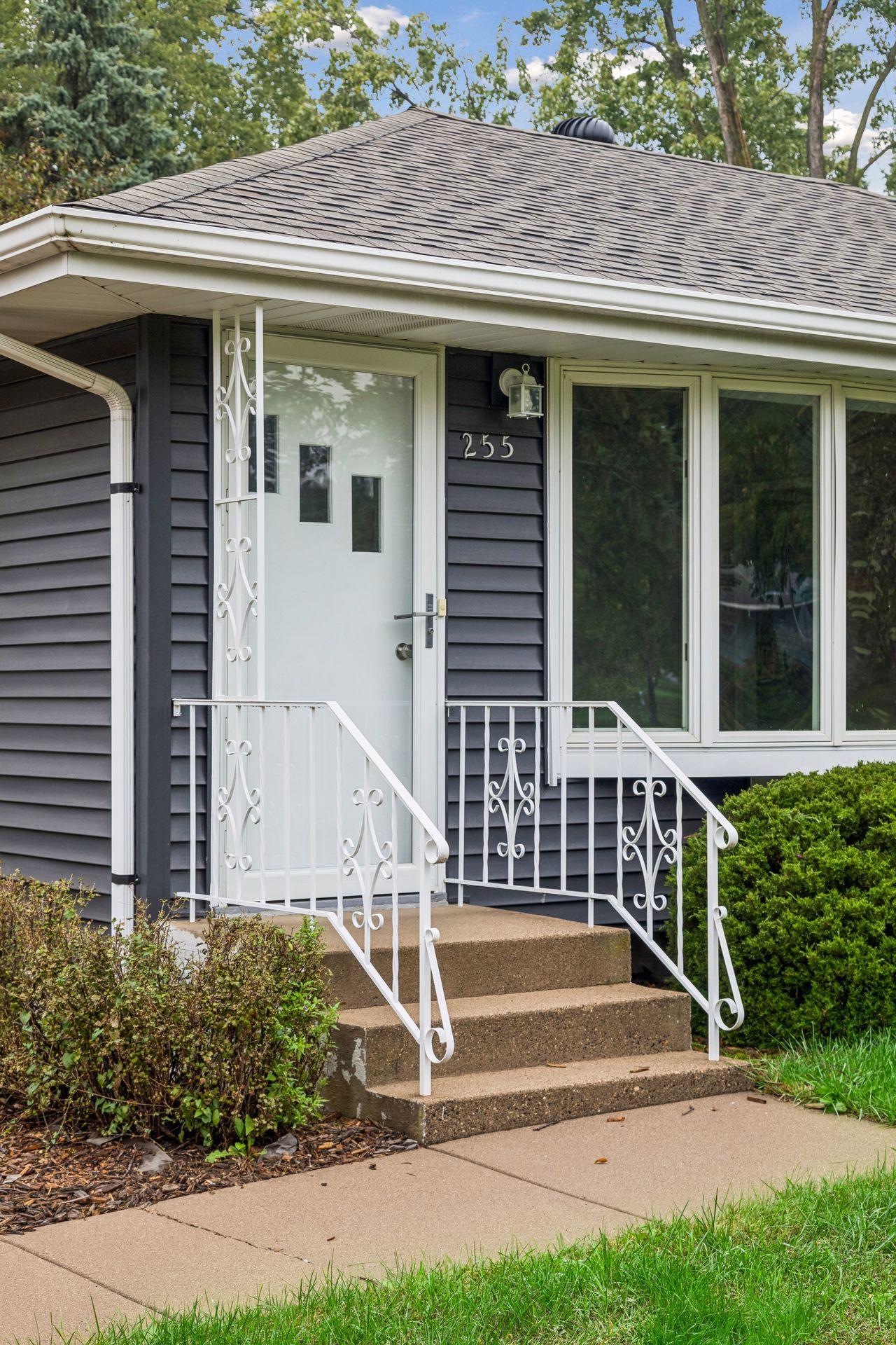 Entry to a beautifully updated home