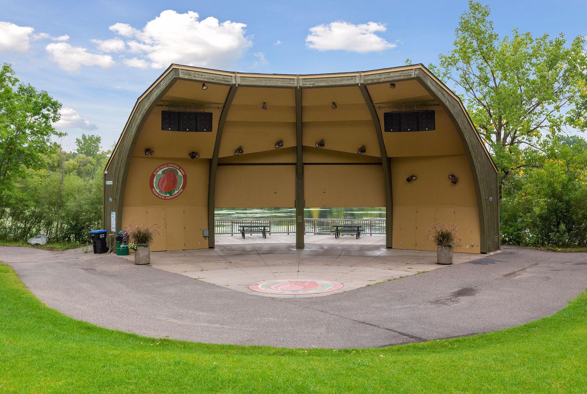 Outdoor concerts close by.