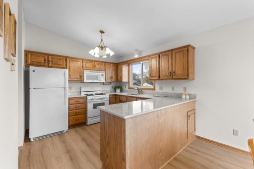 New flooring, fresh paint, granite countertops! The entire home has amazing natural light.