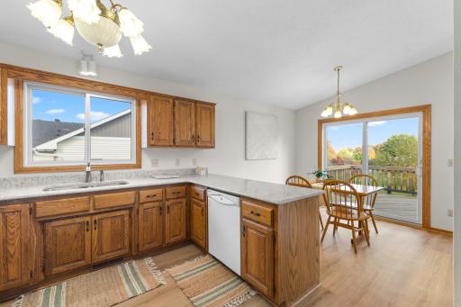 Comfortable for entertaining and using all of the upper level spaces together.