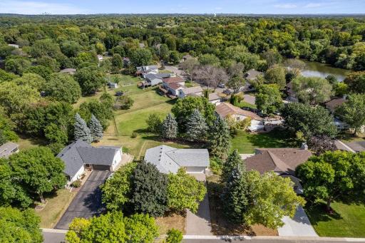 Large yards separate the properties for more privacy.