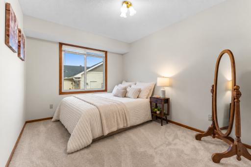 3 of 3 upper level bedrooms. This one is north facing.