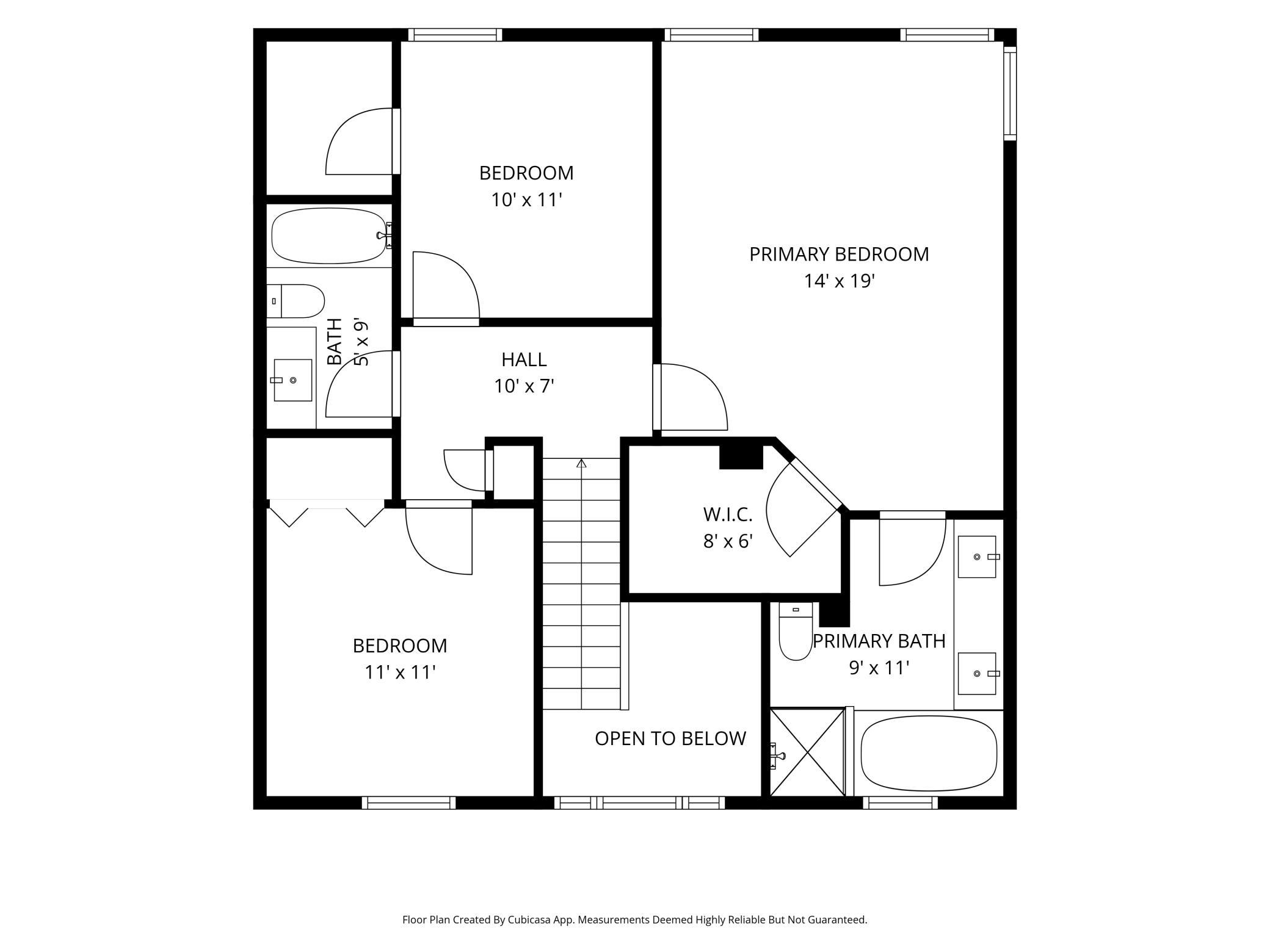 Upper Level Floor Plan