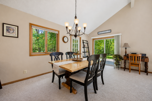 Dining room (AI used to make trees green)