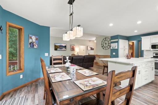 View of dining room looking towards living room