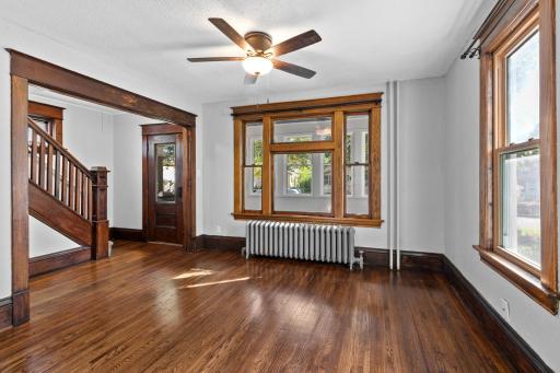 Main level living room & front entrance !