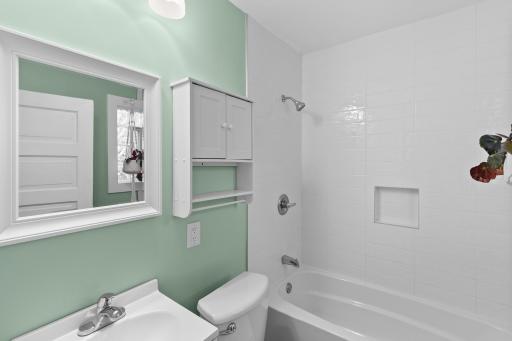Updated main level full bath off the bedroom !