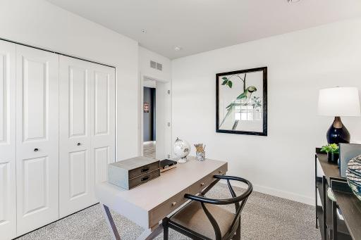 This lower-level flex room transforms nicely to suit your individual needs! *Model home, colors and selections will vary.
