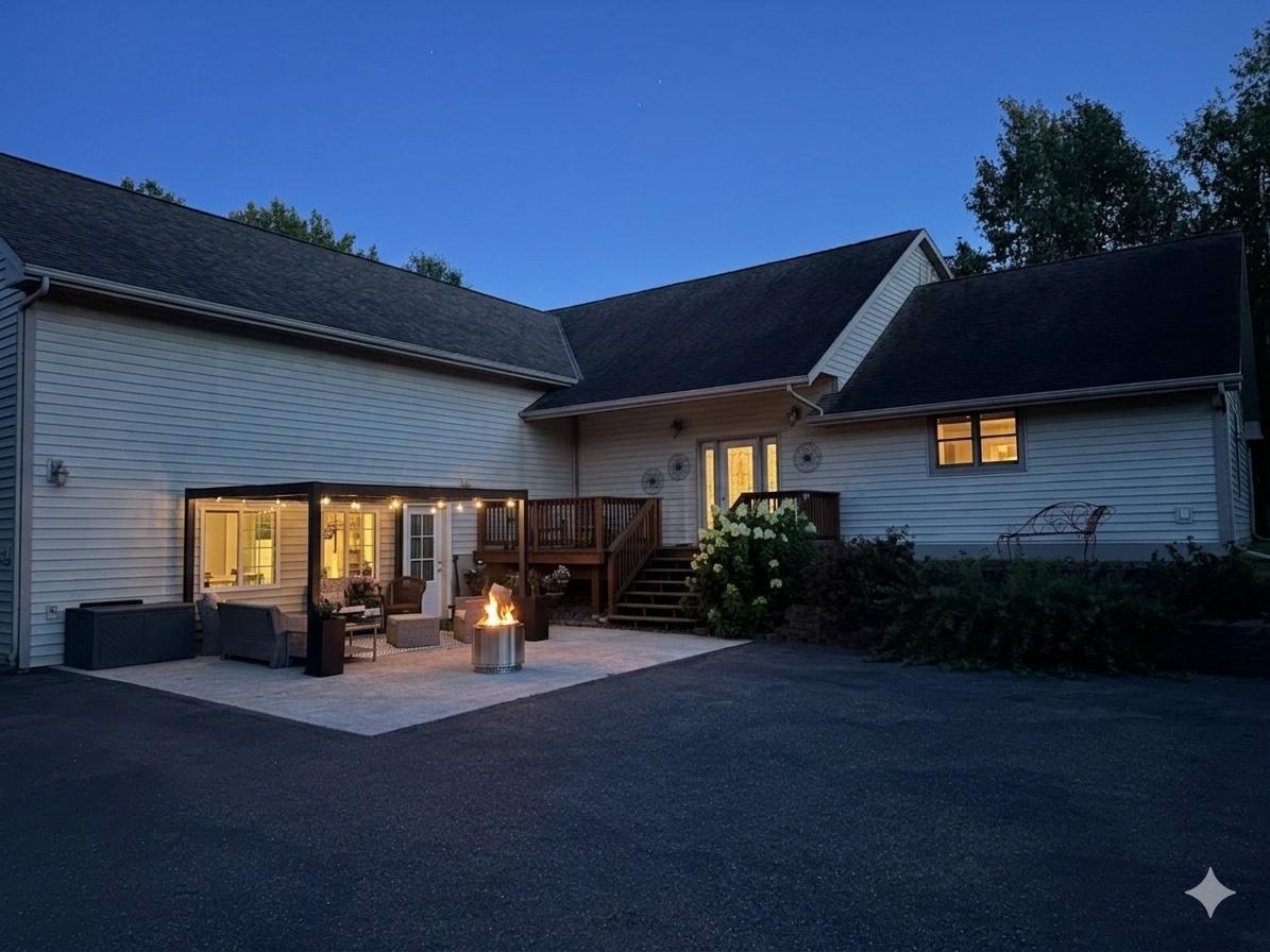 Evening Outside Private Entertainment Area