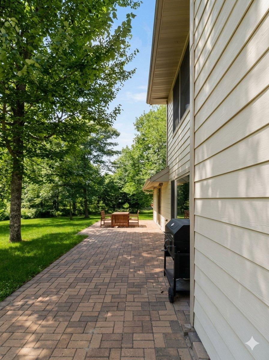 Backyard Walk-out Patio Extended