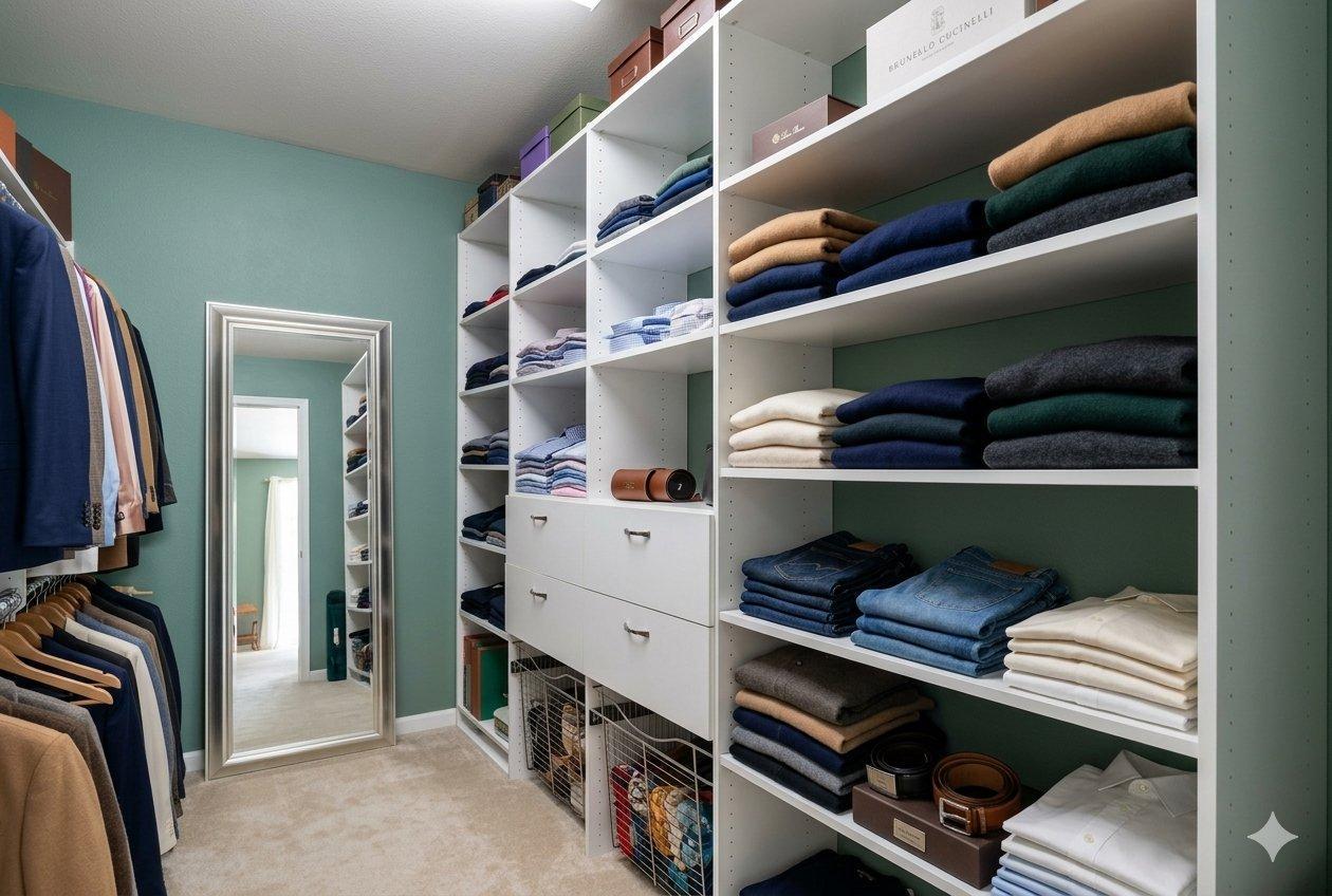 Enormous Primary Walk-in-Closet