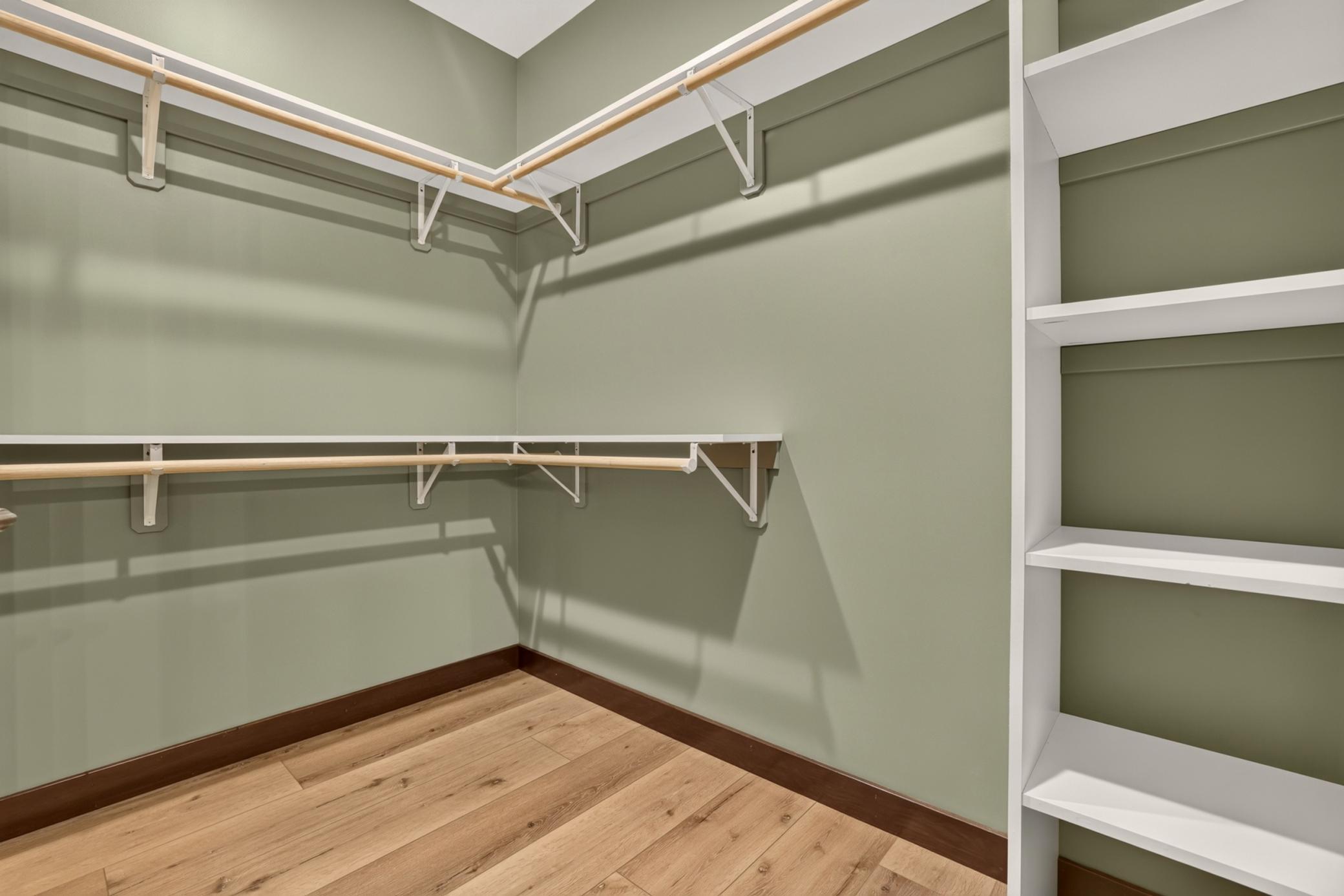 Primary bedroom closet