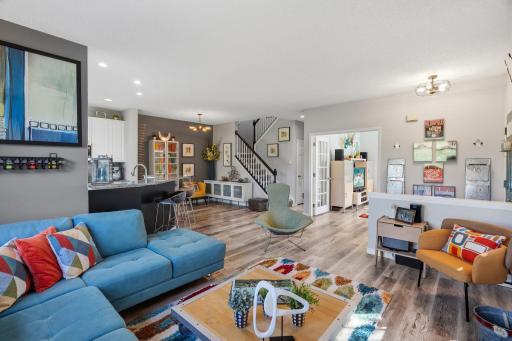 Open concept allows for numerous possibilities.