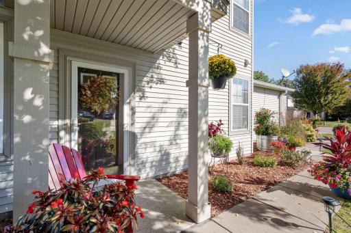 Such a variety of flowers to enjoy as you walk to the house.