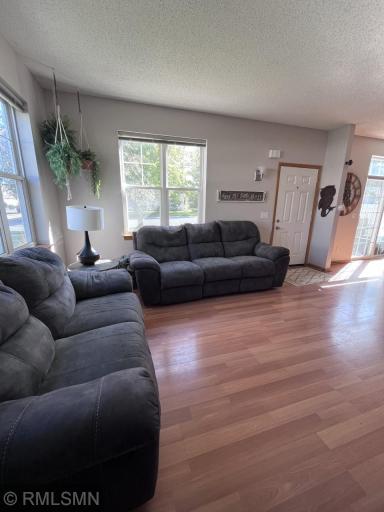 Family room looking toward the front door