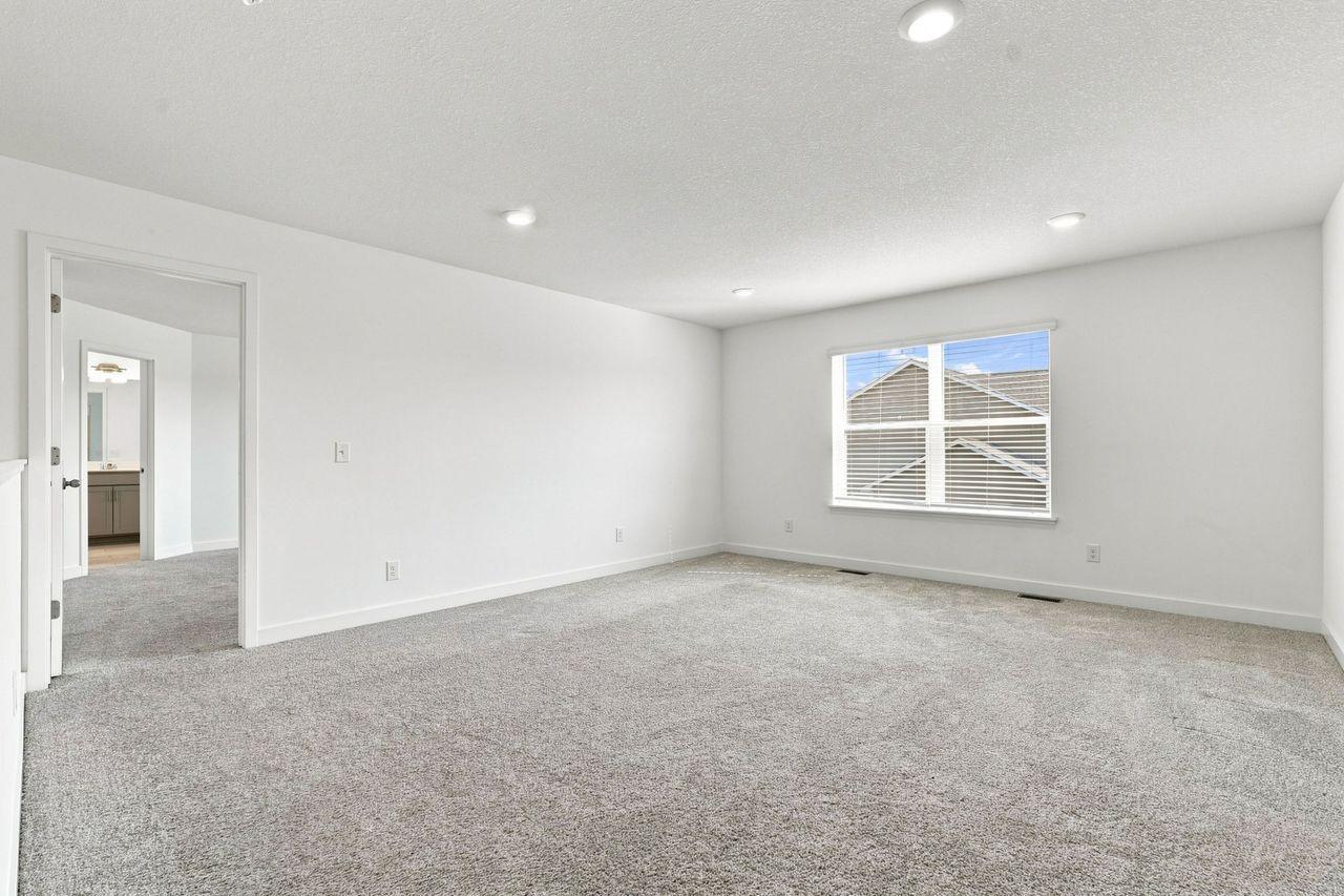 Large family room on upper level