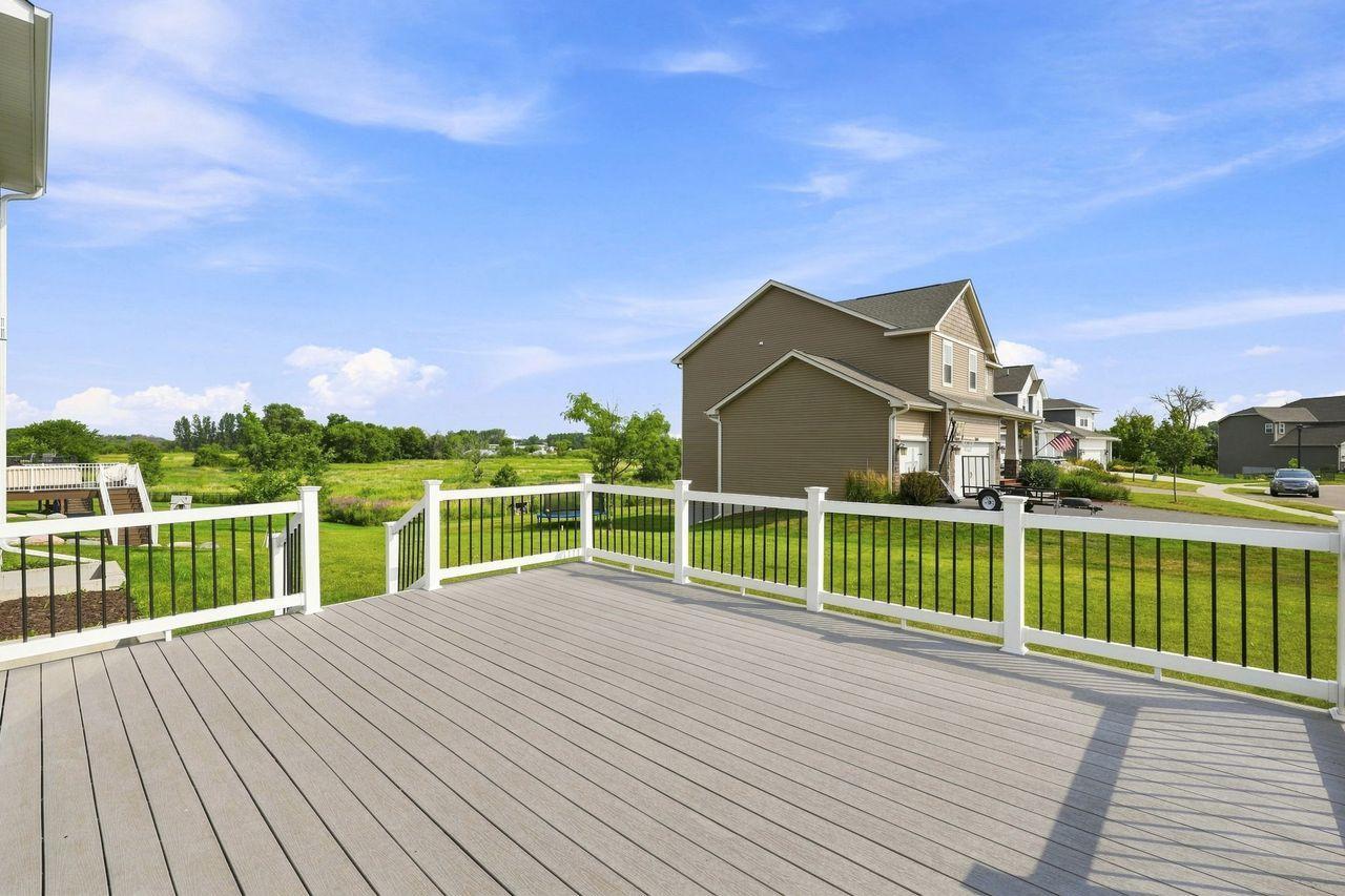 Upgraded with large maintenence free deck