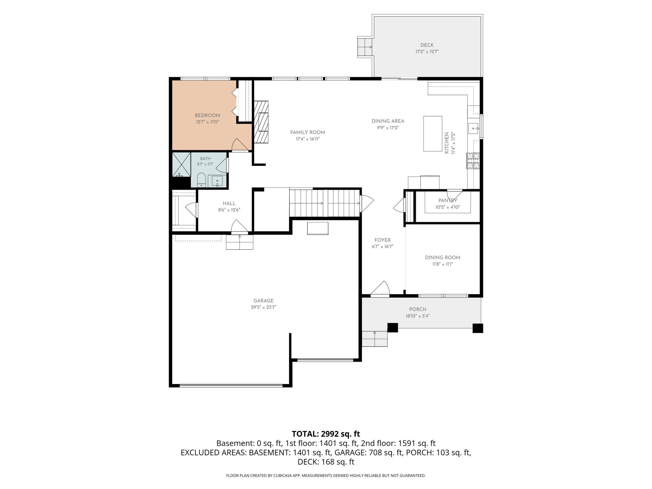 Main level Floorplan