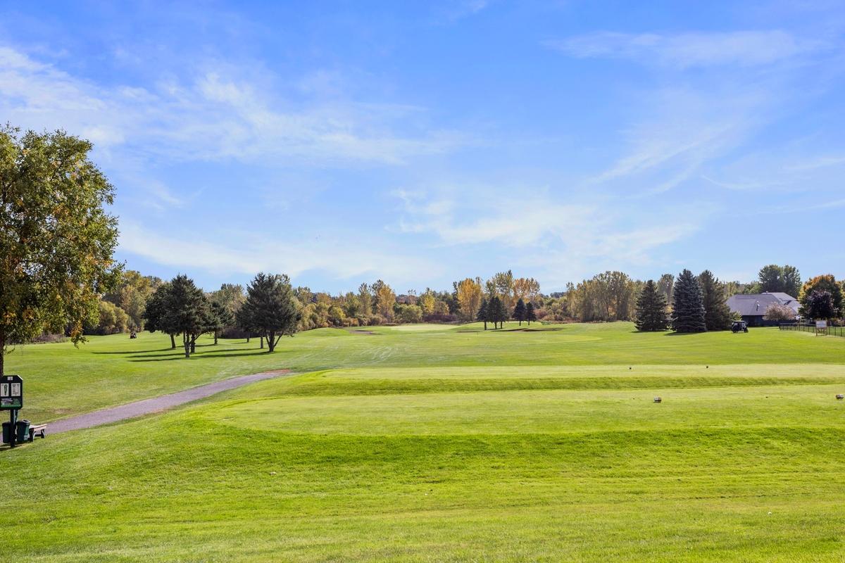 Lot overlooks the 8th Tee Box.