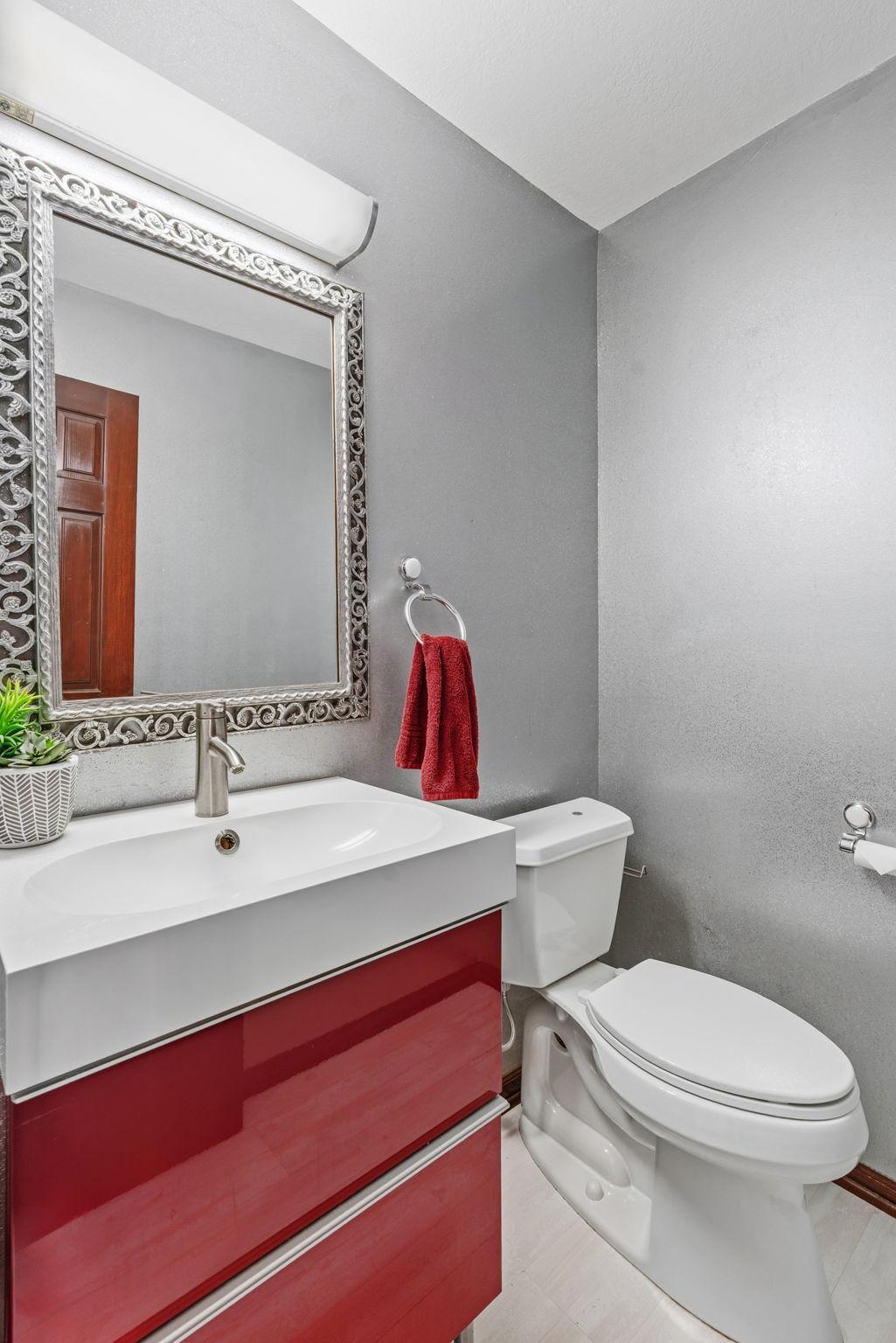 Convenient Main Level 1/2 Bath