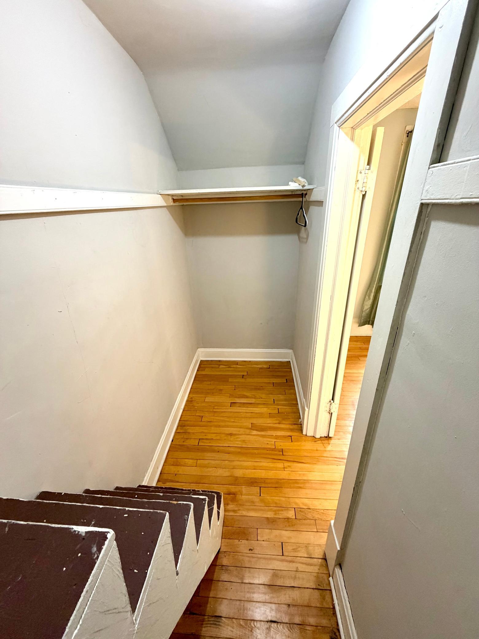 Large walk in closet in the second bedroom