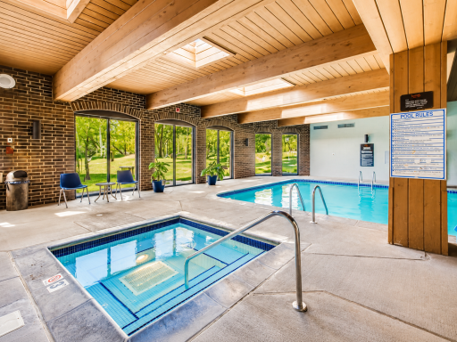 Wellness is well covered with an indoor pool and spa hot tub.