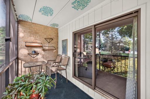 Another view of your private screen porch.