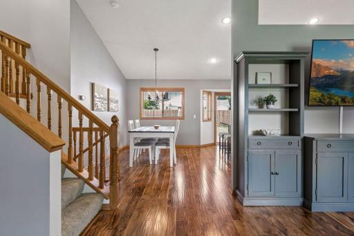 The home offers an abundance of natural light