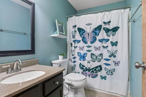 Full bathroom for the additional two bedrooms