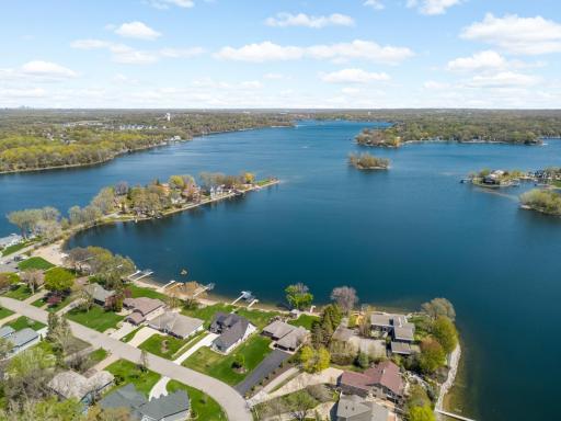 Expansive big-water views of Lower Prior Lake