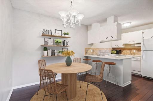 Introducing 5410 Three Points Boulevard, Unit 434, on Lake Minnetonka. This property comes with a 24 foot boat slip, able to accommodate up to a 28 foot boat. (The dining room has been virtually staged.)