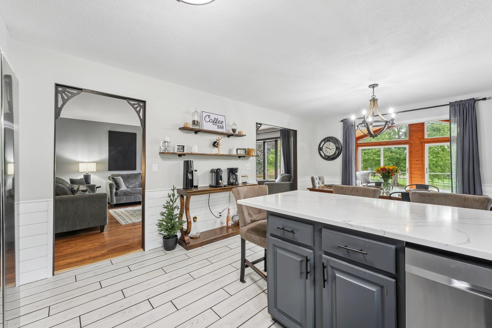 Kitchen to Dining