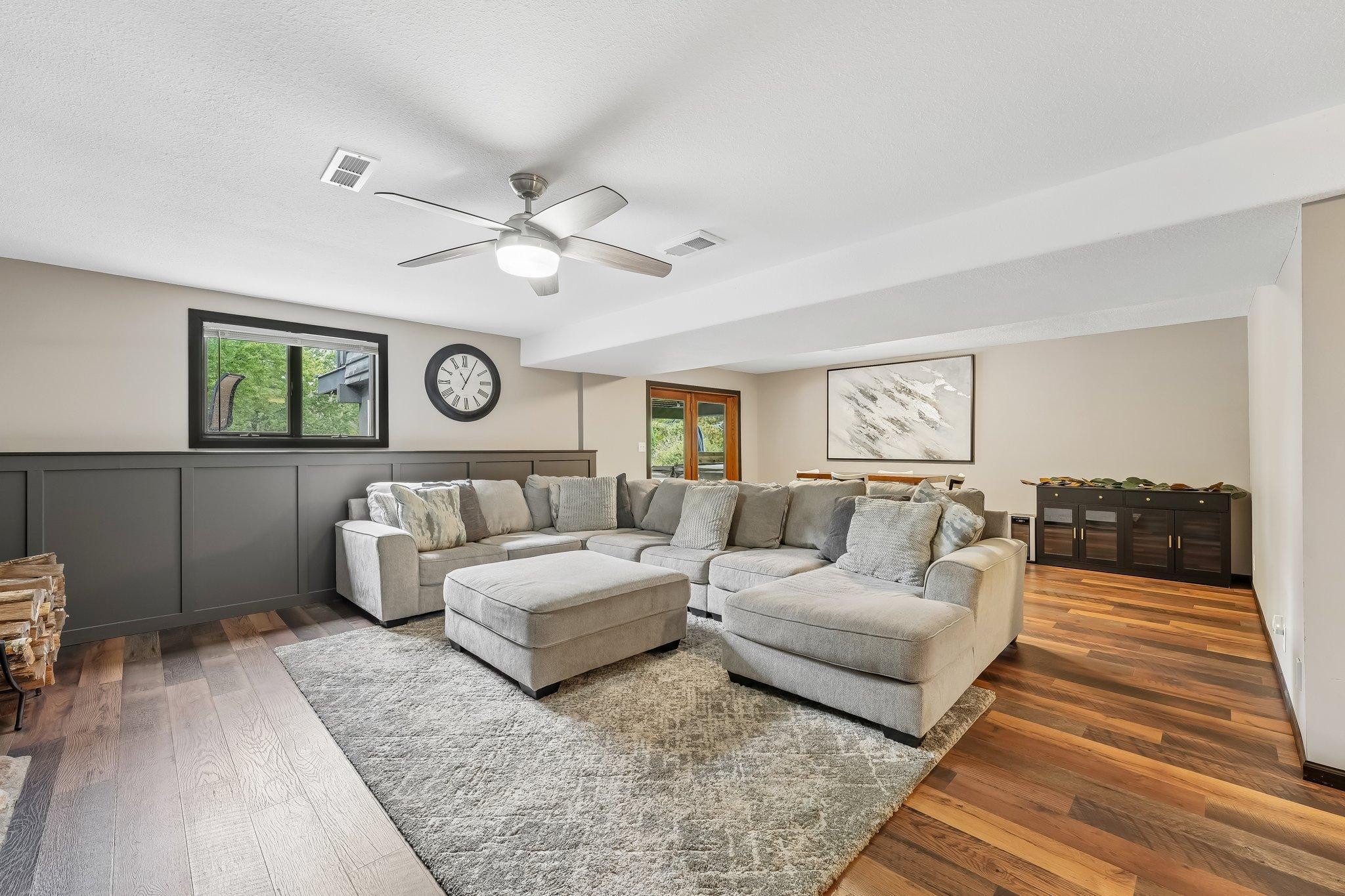 Lower level family room