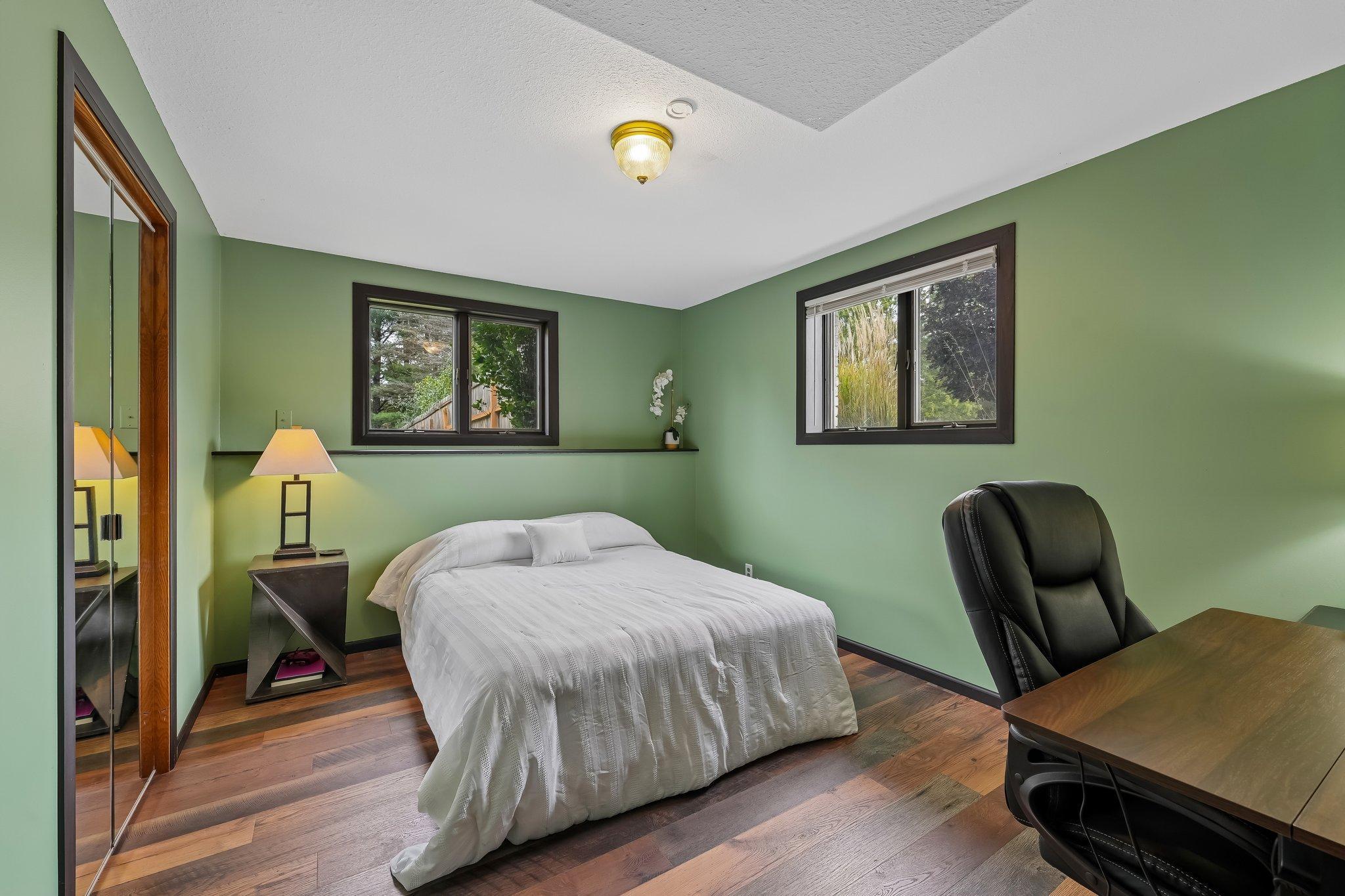 Lower level 3rd bedroom